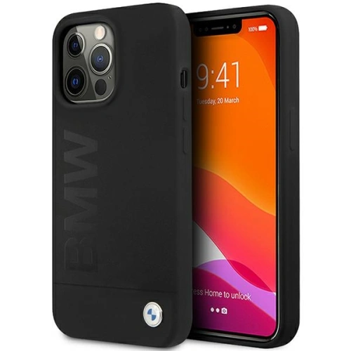 Kup Etui BMW BMHCP13LSLBLBK Apple iPhone 13 Pro negru/black hardcase Silicone Signature Logo - BMW479 - {ean13} - Sklep Home Screen