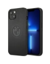 BMW Apple Tasche BMHCP13MREELK iPhone 13 schwarz/schwarz Hardcase Lederprägung