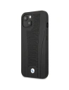 Kup Etui BMW BMHCP13MRPSLK Apple iPhone 13 fekete/hardcase bőr debossed vonalak - BMW481 - {ean13} - Sklep Home Screen