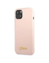 Kup Etui Guess GUHCP13MLSLMGLP Apple iPhone 13 roz pale/roz deschis hardcase Silicon Script Logo Auriu - GUE2634 - {ean13} - Sklep Home Screen