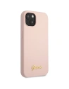 Kup Etui Guess GUHCP13MLSLMGLP Apple iPhone 13 roz pale/roz deschis hardcase Silicon Script Logo Auriu - GUE2634 - {ean13} - Sklep Home Screen