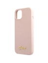 Kup Etui Guess GUHCP13MLSLMGLP Apple iPhone 13 roz pale/roz deschis hardcase Silicon Script Logo Auriu - GUE2634 - {ean13} - Sklep Home Screen