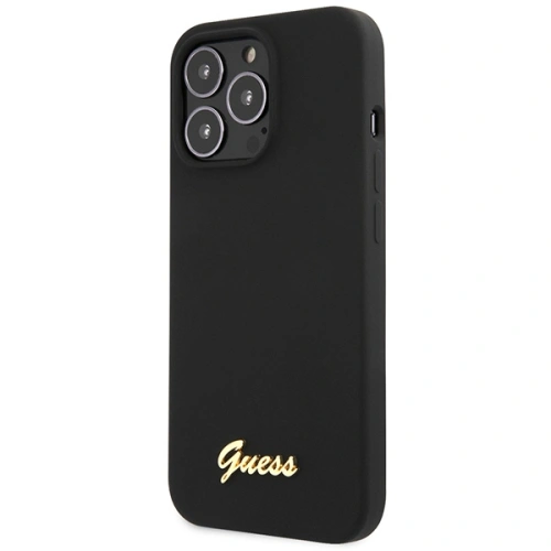 Kup Guess Apple Tasche GUHCP13XLSLMGBK iPhone 13 Pro Max schwarz/schwarz Hartschale Silikon Script Gold Logo - GUE2635 - {ean13} - Sklep Home Screen