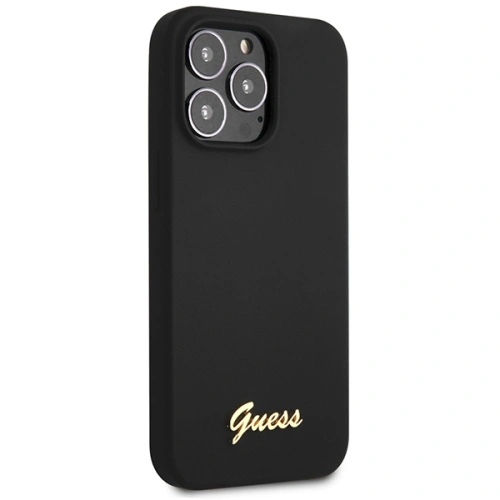 Kup Guess Apple Tasche GUHCP13XLSLMGBK iPhone 13 Pro Max schwarz/schwarz Hartschale Silikon Script Gold Logo - GUE2635 - {ean13} - Sklep Home Screen