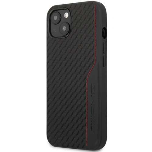 Kup Mercedes Apple Tasche AMG AMHCP13MDEBK iPhone 13 schwarz/schwarz Hardcase Leder&Carbon Red Stitching - MRS77 - {ean13} - Sklep Home Screen