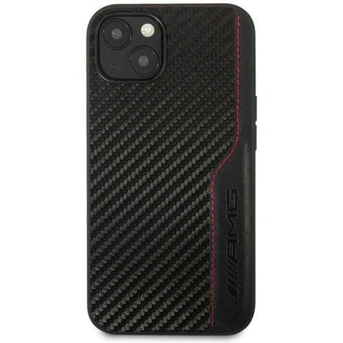 Kup Mercedes Apple Tasche AMG AMHCP13MDEBK iPhone 13 schwarz/schwarz Hardcase Leder&Carbon Red Stitching - MRS77 - {ean13} - Sklep Home Screen