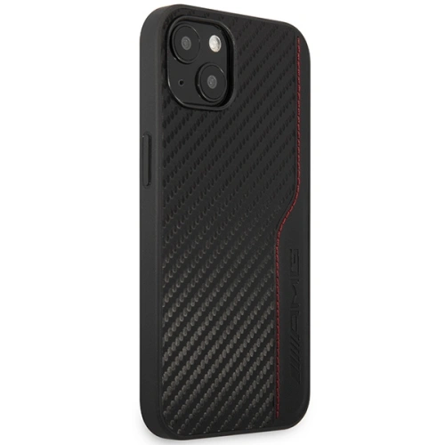 Kup Mercedes Apple Tasche AMG AMHCP13MDEBK iPhone 13 schwarz/schwarz Hardcase Leder&Carbon Red Stitching - MRS77 - {ean13} - Sklep Home Screen