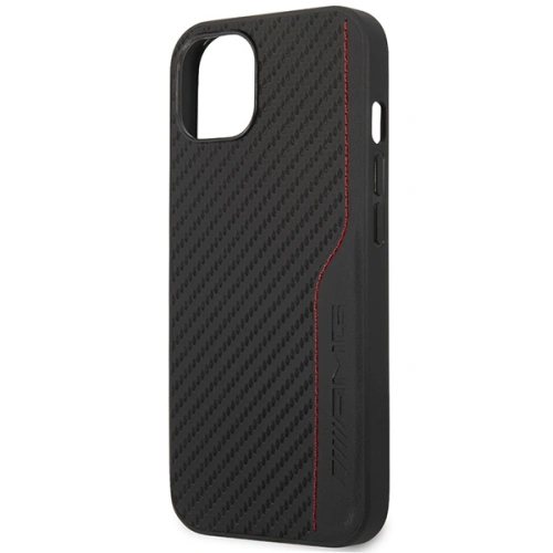 Kup Mercedes Apple Tasche AMG AMHCP13MDEBK iPhone 13 schwarz/schwarz Hardcase Leder&Carbon Red Stitching - MRS77 - {ean13} - Sklep Home Screen
