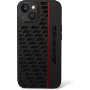 Etui Mercedes AMG AMHCP14S2SPCK Apple iPhone 14 fekete/hardcase szilikon szénmintás