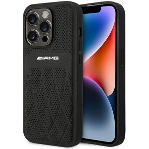 Kup Etui Mercedes AMG AMHMP14LOSDBK Apple iPhone 14 Pro czarny/black hardcase Leather Curved Lines MagSafe - MRS80 - {ean13} - Sklep Home Screen