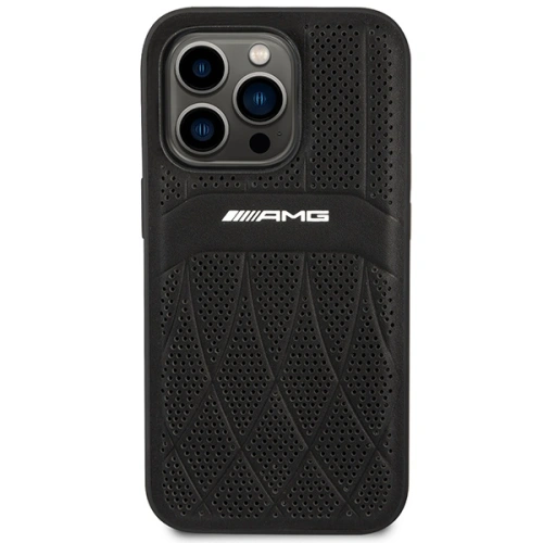 Kup Mercedes Apple Tasche AMG AMHMP14LOSDBK iPhone 14 Pro schwarz/schwarz Hardcase Leder Curved Lines MagSafe - MRS80 - {ean13} - Sklep Home Screen