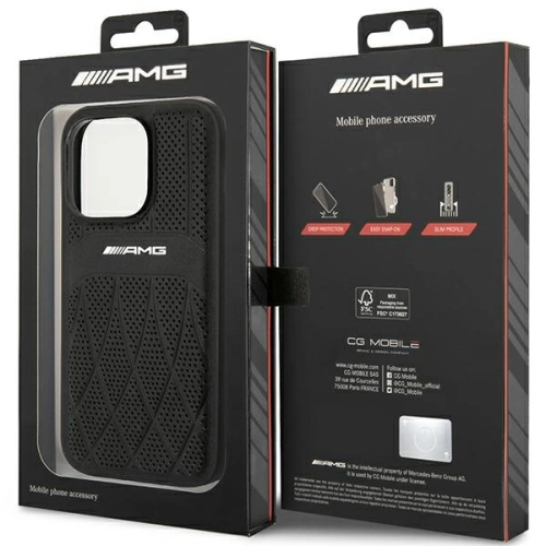 Kup Mercedes Apple Tasche AMG AMHMP14LOSDBK iPhone 14 Pro schwarz/schwarz Hardcase Leder Curved Lines MagSafe - MRS80 - {ean13} - Sklep Home Screen
