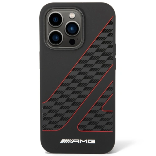 Kup Etui Mercedes AMG AMHMP14X2SCFR Apple iPhone 14 Pro Max negru/black hardcase Pattern cu steag pătrat MagSafe - MRS81 - {ean13} - Sklep Home Screen