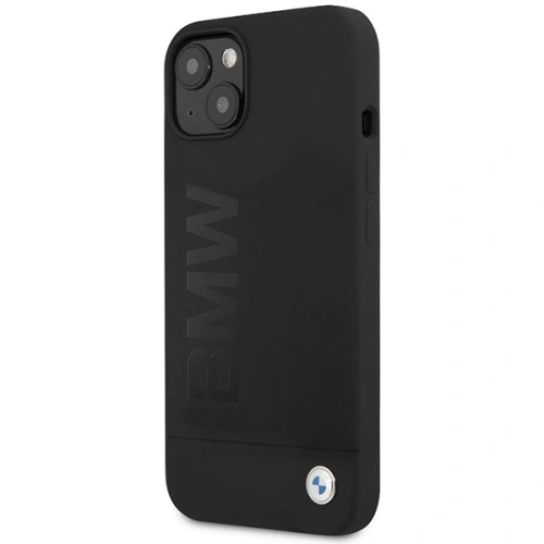 Buy BMW BMHCP13MSLBLBK Apple iPhone 13 black hardcase Silicone Signature Logo - BMW482 - {ean13} - Home Screen Store Europe