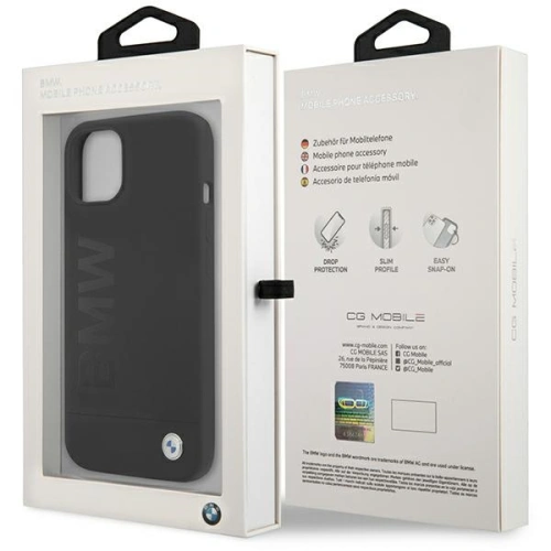 Kup BMW Apple Carcasă BMHCP13MSLBLBK iPhone 13 negru/negru hardcase Silicon Signature Logo - BMW482 - {ean13} - Sklep Home Screen