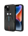 BMW Apple Carcasă BMHCP14S22NSTB iPhone 14 negru/negru Ștampilat Tricolor Stripe