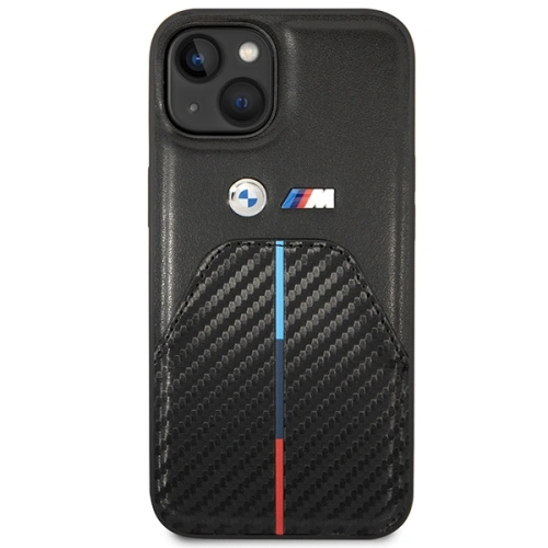 Kup BMW Apple Carcasă BMHCP14S22NSTB iPhone 14 negru/negru Ștampilat Tricolor Stripe - BMW483 - {ean13} - Sklep Home Screen