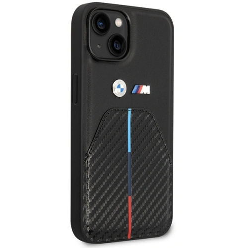 Kup Etui BMW BMHCP14S22NSTB Apple iPhone 14 fekete/black Stamped Tricolor Stripe - BMW483 - {ean13} - Sklep Home Screen