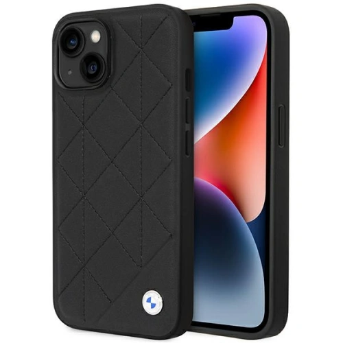 Kup BMW Apple Husă BMHCP14S22RQDK iPhone 14 negru/negru Piele matlasată - BMW484 - {ean13} - Sklep Home Screen