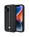 BMW Apple Tasche BMHCP14S22RVSK iPhone 14 schwarz/schwarz Hardcase Leder Stempel Blaue Linien