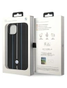 Kup BMW Apple Tasche BMHCP14S22RVSK iPhone 14 schwarz/schwarz Hardcase Leder Stempel Blaue Linien - BMW485 - {ean13} - Sklep Home Screen