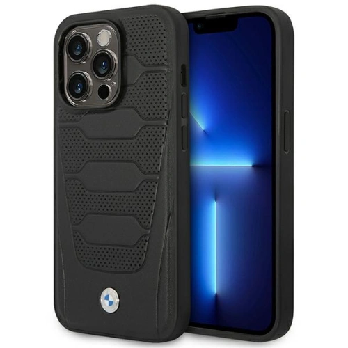 Kup BMW Apple Tasche BMHCP14X22RPSK iPhone 14 Pro Max schwarz/schwarz Ledersitze Muster - BMW486 - {ean13} - Sklep Home Screen