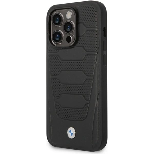 Kup Etui BMW BMHCP14X22RPSK Apple iPhone 14 Pro Max czarny/black Leather Seats Pattern - BMW486 - {ean13} - Sklep Home Screen