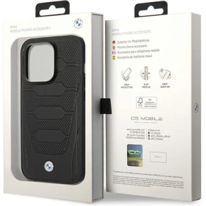 Kup Etui BMW BMHCP14X22RPSK Apple iPhone 14 Pro Max czarny/black Leather Seats Pattern - BMW486 - {ean13} - Sklep Home Screen
