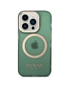 Kup Etui Guess GUHMP14LHTCMA Apple iPhone 14 Pro zielony/khaki hard case Gold Outline Translucent MagSafe - GUE2638 - {ean13} - Sklep Home Screen