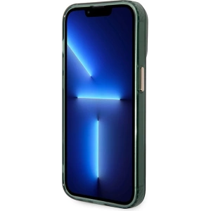 Kup Guess Apple Carcasă GUHMP14LHTCMA iPhone 14 Pro verde/kaki Carcasă tare Gold Outline Translucent MagSafe - GUE2638 - {ean13} - Sklep Home Screen