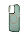 Kup Guess Apple Carcasă GUHMP14LHTCMA iPhone 14 Pro verde/kaki Carcasă tare Gold Outline Translucent MagSafe - GUE2638 - {ean13} - Sklep Home Screen