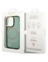 Kup Etui Guess GUHMP14LHTCMA Apple iPhone 14 Pro zielony/khaki hard case Gold Outline Translucent MagSafe - GUE2638 - {ean13} - Sklep Home Screen