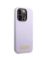 Kup Guess Apple Tasche GUHMP14LSBPLU iPhone 14 Pro lila/violett Hartschalenetui Silikon Logo Platte MagSafe - GUE2640 - {ean13} - Sklep Home Screen