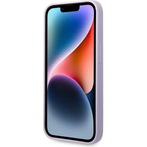 Kup Guess Apple Tasche GUHMP14LSBPLU iPhone 14 Pro lila/violett Hartschalenetui Silikon Logo Platte MagSafe - GUE2640 - {ean13} - Sklep Home Screen