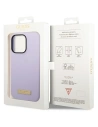 Kup Guess Apple Tasche GUHMP14LSBPLU iPhone 14 Pro lila/violett Hartschalenetui Silikon Logo Platte MagSafe - GUE2640 - {ean13} - Sklep Home Screen