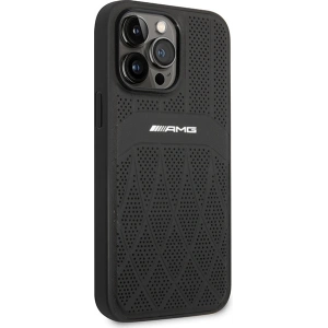 Kup Mercedes Apple Tasche AMG AMHMP14XOSDBK iPhone 14 Pro Max schwarz/schwarz Hardcase Leder Curved Lines MagSafe - MRS82 - {ean13} - Sklep Home Screen