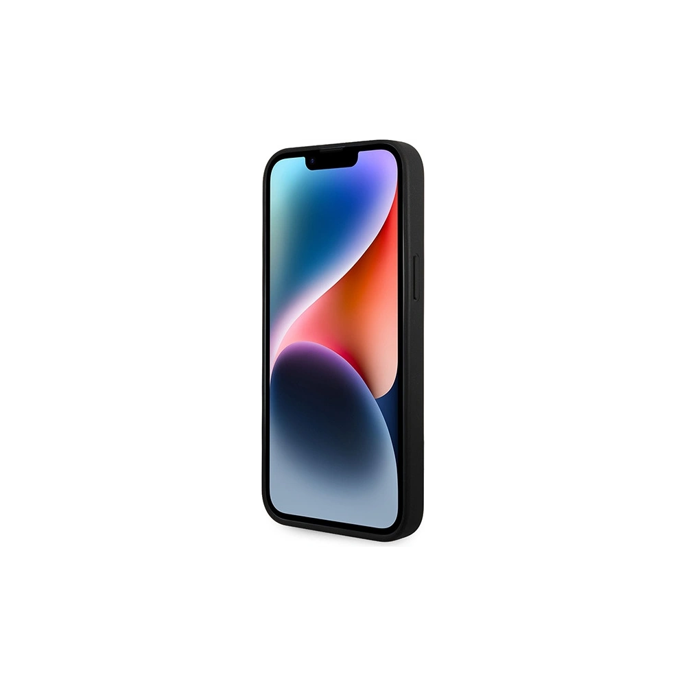 Etui Mercedes AMG AMHMP14XOSDBK Apple iPhone 14 Pro Max czarny/black hardcase Leather Curved Lines MagSafe