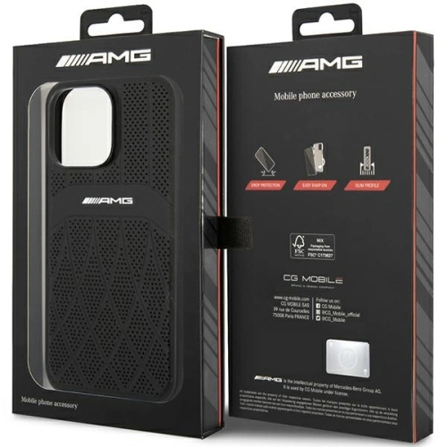 Kup Etui Mercedes AMG AMHMP14XOSDBK Apple iPhone 14 Pro Max černý/black hardcase Leather Curved Lines MagSafe - MRS82 - {ean13} - Sklep Home Screen