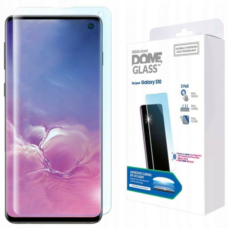 Kup Zestaw naprawczy Whitestone Dome Glass Samsung Galaxy S10e Clear - 8809365403189 - WSD028 - Homescreen.pl