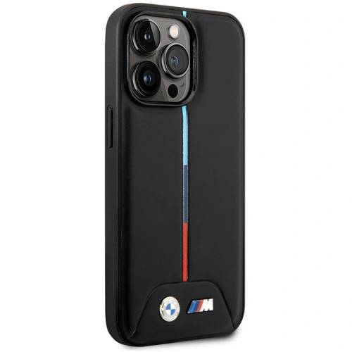 Kup Etui BMW BMHMP14L22PVTK Apple iPhone 14 Pro czarny/black Quilted Tricolor MagSafe - BMW487 - {ean13} - Sklep Home Screen