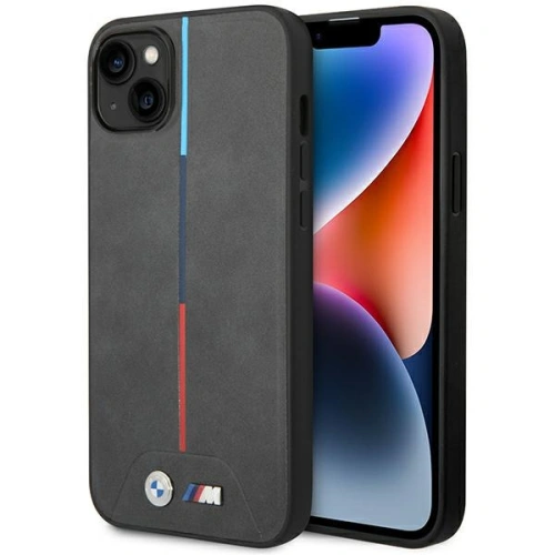 Kup BMW Apple Carcasă BMHMP14M22PVTA iPhone 14 Plus / 15 Plus gri/gri Tricolor matlasat MagSafe - BMW488 - {ean13} - Sklep Home Screen