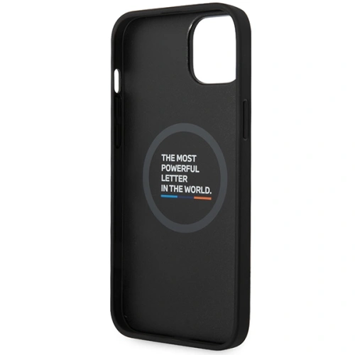 Kup Etui BMW BMHMP14M22PVTA Apple iPhone 14 Plus / 15 Plus šedý/grey prošívaný tricolor MagSafe - BMW488 - {ean13} - Sklep Home Screen