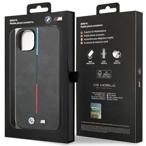 Kup BMW Apple Carcasă BMHMP14M22PVTA iPhone 14 Plus / 15 Plus gri/gri Tricolor matlasat MagSafe - BMW488 - {ean13} - Sklep Home Screen