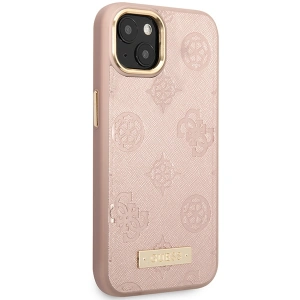Kup Etui Guess GUHMP14SSAPSTP Apple iPhone 14 różowy/pink hardcase Peony Logo Plate MagSafe - GUE2643 - {ean13} - Sklep Home Screen