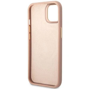Kup Etui Guess GUHMP14SSAPSTP Apple iPhone 14 różowy/pink hardcase Peony Logo Plate MagSafe - GUE2643 - {ean13} - Sklep Home Screen