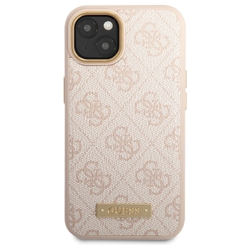 Kup Guess Apple Carcasă GUHMP14SU4GPRP iPhone 14 roz/roz carcasă tare 4G Logo Plate MagSafe - GUE2644 - {ean13} - Sklep Home Screen