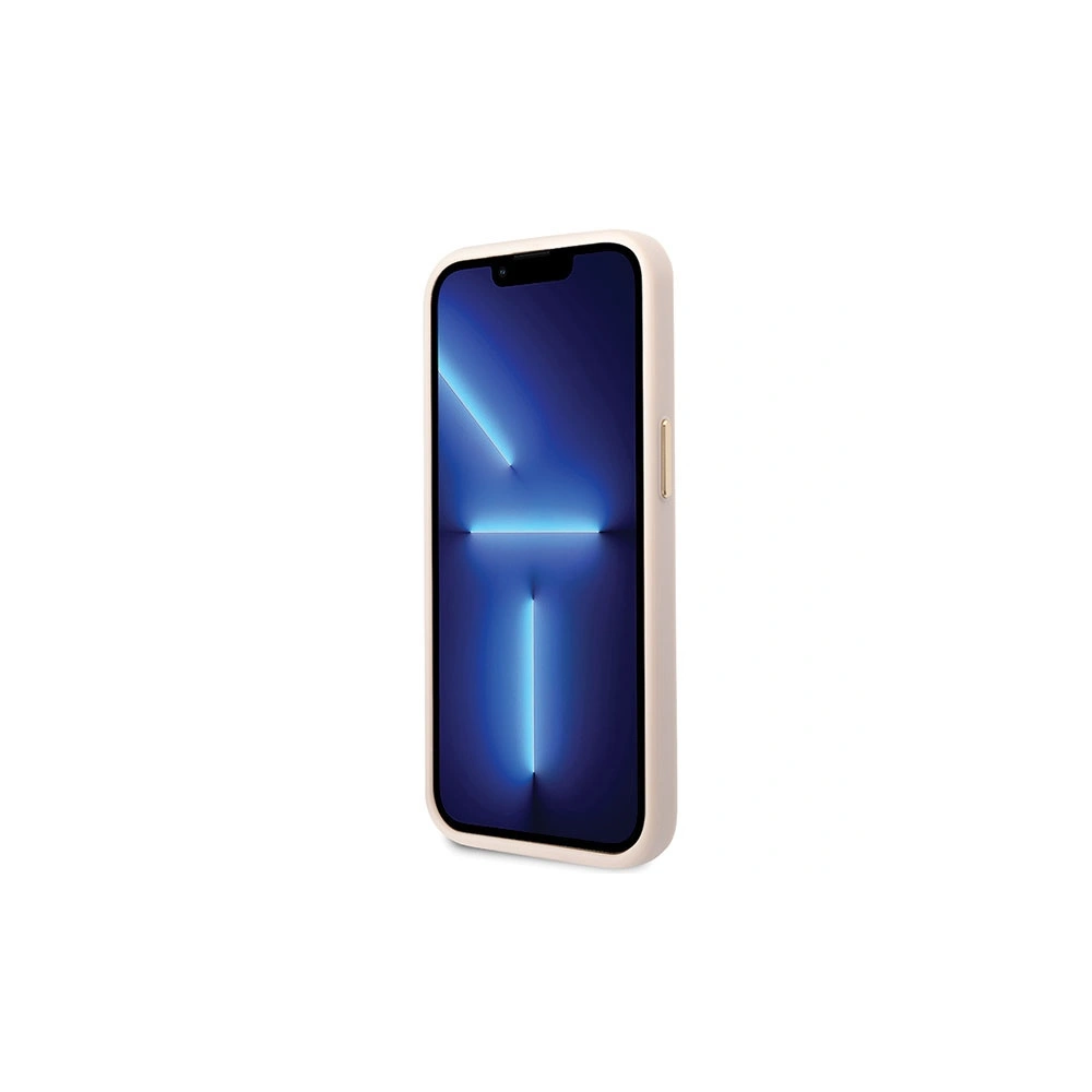 Etui Guess GUHMP14SU4GPRP Apple iPhone 14 różowy/pink hard case 4G Logo Plate MagSafe