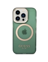 Kup Etui Guess GUHMP14XHTCMA Apple iPhone 14 Pro Max zielony/khaki hard case Gold Outline Translucent MagSafe - GUE2645 - {ean13} - Sklep Home Screen