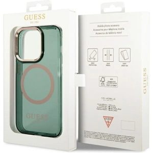 Kup Etui Guess GUHMP14XHTCMA Apple iPhone 14 Pro Max zelený/khaki hard case Gold Outline Translucent MagSafe - GUE2645 - {ean13} - Sklep Home Screen