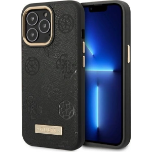 Kup Etui Guess GUHMP14XSAPSTK Apple iPhone 14 Pro Max černý/black hardcase Peony Logo Plate MagSafe - GUE2646 - {ean13} - Sklep Home Screen